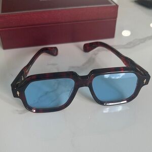 Replica!!!! Stylish Tortoiseshell Sunglasses with Blue Lenses. Challenger JMM